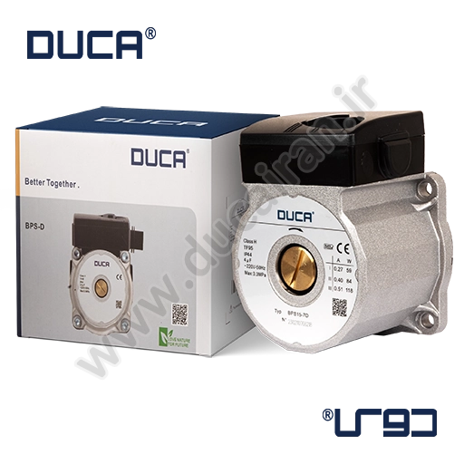 پمپ پکیج DUCA 15/6 دوکا جایگزین ویلو 117 وات در کنار جعبه